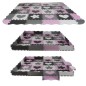 Set puzzle educativ spuma pentru copii, 36 piese, material antiderapant, impermeabil, 140x140x1 cm, multicolor