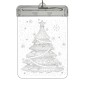 Ornament Craciun LED, vitraliu brad 3D pentru fereastra, 6 LED-uri alb cald, 17x11,5x1,5 cm Ornament Craciun LED, vitraliu brad 3D pentru fereastra, 6 LED-uri alb cald, 17x11,5x1,5 cm