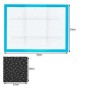 Set 100 covorase absorbante pentru catei, 30 saci inclusi, 33x45cm, alb/albastru