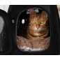 Geanta transport caini/pisici, maner ergonomic, fermoare inchidere, curea de umar reglabila, spuma EVA