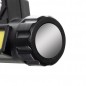 Lanterna frontala LED, reincarcabila USB, 2 moduri iluminare, unghi reglabil