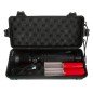 Lanterna LED P70, 3 moduri iluminare, USB, waterproof, aluminiu, 4500lm, 6800mAh, negru