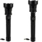 Lanterna LED P70, 3 moduri iluminare, USB, waterproof, aluminiu, 4500lm, 6800mAh, negru