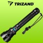 Lanterna LED P70, 3 moduri iluminare, USB, waterproof, aluminiu, 4500lm, 6800mAh, negru