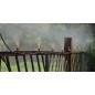 Aspersor de gradina, kit de racire cu vapori, furtun 10 m, 11 duze pulverizare