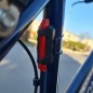 Lampa spate bicicleta, waterproof, 4 moduri iluminare, rezistenta intemperii, negru Lampa spate bicicleta, waterproof, 4 moduri iluminare, rezistenta intemperii, negru