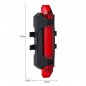 Lampa spate bicicleta, waterproof, 4 moduri iluminare, rezistenta intemperii, negru Lampa spate bicicleta, waterproof, 4 moduri iluminare, rezistenta intemperii, negru