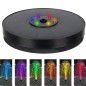 Fantana solara exterioara, LED-uri RGB, 7 duze interschimbabile, 900mAh, 16x4cm, negru Fantana solara exterioara, LED-uri RGB, 7 duze interschimbabile, 900mAh, 16x4cm, negru