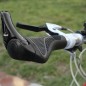 Set 2 manere ghidon bicicleta, amortizeaza socurile, forma ergonomica, material antialunecare, cauciuc si aluminiu