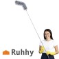 Perie telescopica pentru praf, 2 capete, maner antiderapant, ergonomic, microfibra, 84-250x60 cm