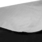 Pelerina pentru frizerie/coafor, snur prindere, poliester, 100x144 cm, negru