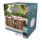 Piscina gonflabila rotunda SPA, 7 persoane, accesorii, sistem airjet/180 duze, rezistenta intemperii, 1123L