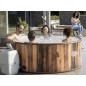 Piscina gonflabila rotunda SPA, 7 persoane, accesorii, sistem airjet/180 duze, rezistenta intemperii, 1123L
