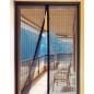 Plasa tantari pentru balcon si terasa, autoadeziva, 210x100 cm, negru