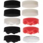 Set 12 bureti pentru lustruit, prindere velcro, M10, 8x4cm, multicolor