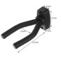 Suport chitara, universal, distanta reglabila, plastic/metal, 13,5x6,7cm, negru Suport chitara, universal, distanta reglabila, plastic/metal, 13,5x6,7cm, negru