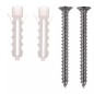 Suport chitara, universal, distanta reglabila, plastic/metal, 13,5x6,7cm, negru Suport chitara, universal, distanta reglabila, plastic/metal, 13,5x6,7cm, negru
