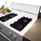 Set 4 bucati folie din teflon pentru aragaz sau plita, reutilizabile, 27 x 27 x 0,2 cm