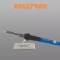 Set pistol de lipit, 17 piese, 6 capete incluse, burete, forma ergonomica, 60W, 220V Set pistol de lipit, 17 piese, 6 capete incluse, burete, forma ergonomica, 60W, 220V