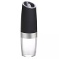 Set rasnite electrice pentru condimente, 2 bucati, iluminare LED, 20x6,5x6,5 cm, negru/argintiu Set rasnite electrice pentru condimente, 2 bucati, iluminare LED, 20x6,5x6,5 cm, negru/argintiu