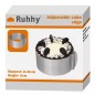 Forma pentru tort, diametru reglabil 16-30 cm, inaltime 12 cm, otel, argintiu