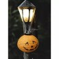 Lampa LED decorativa, forma dovleac, pliabila, hartie, 23x20x20 cm, portocaliu