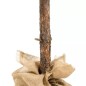 Brad artificial de Craciun, inaltime 160 cm, suport sustinere inclus, trunchi lemn