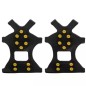 Crampoane incaltaminte, marime 35-39, set 10 crampoane, TPE/metal, 20x14cm, negru/argintiu Crampoane incaltaminte, marime 35-39, set 10 crampoane, TPE/metal, 20x14cm, negru/argintiu