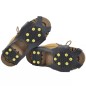 Set 20 crampoane anti-alunecare, marime 40-44, TPE/metal, 21,5x13,5cm, negru/argintiu Set 20 crampoane anti-alunecare, marime 40-44, TPE/metal, 21,5x13,5cm, negru/argintiu