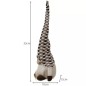 Jucarie decorativa elf, iluminare LED, 33x10x12 cm, alimentare cu baterii