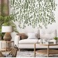 Ghirlanda iedera artificiala decorativa, 12 siruri, lungime 25.2 m, verde