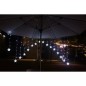 Instalatie LED de Craciun, perdea luminoasa stele, lumina alba-rece, 8 moduri iluminare, telecomanda