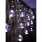 Instalatie LED de Craciun, 3.6W, perdea curgatoare, lumina alba-rece, 8 moduri iluminare, IP44 Instalatie LED de Craciun, 3.6W, perdea curgatoare, lumina alba-rece, 8 moduri iluminare, IP44