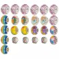 Set realizare bratari colorate, 70 piese, pandative, cutie depozitare