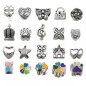 Set realizare bratari colorate, 70 piese, pandative, cutie depozitare