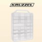 Cutie depozitare masinute pentru copii, 46 compartimente, cleme prindere, 33x25x8,5 cm, transparent Cutie depozitare masinute pentru copii, 46 compartimente, cleme prindere, 33x25x8,5 cm, transparent