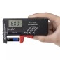 Tester consum baterii, afisaj LCD, universal, plastic, 11,6x2,5 cm