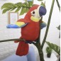 Papagal educational interactiv pentru copii, repeta cuvinte, danseaza, plus, 21x23x14 cm, multicolor