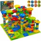 Blocuri construit, joc creativ cu 514 piese, 8 bile incluse, ABS, multicolor