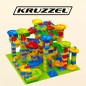Blocuri construit, joc creativ cu 514 piese, 8 bile incluse, ABS, multicolor