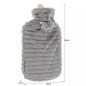 Sticla incalzire corporala, calmeaza durerile reumatice si musculare, invelis plus, 2 L, 38x20x2 cm
