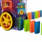 Tren interactiv pentru copii, 60 piese domino, plastic multicolor
