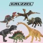 Set figurine dinozauri pentru copii, 6 piese, plastic, 7x13 cm, multicolor Set figurine dinozauri pentru copii, 6 piese, plastic, 7x13 cm, multicolor