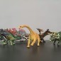 Set figurine dinozauri pentru copii, 6 piese, plastic, 7x13 cm, multicolor Set figurine dinozauri pentru copii, 6 piese, plastic, 7x13 cm, multicolor