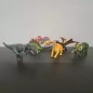 Set figurine dinozauri pentru copii, 6 piese, plastic, 7x13 cm, multicolor Set figurine dinozauri pentru copii, 6 piese, plastic, 7x13 cm, multicolor