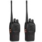 Set statii emisie walkie-talkie, 16 canale, casti incluse, 2 moduri iluminare, 1500mAh, 400/470MHz, 5W