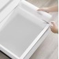 Covoras antiderapant pentru protectie sertar, impermeabil, 300 x 50 cm, alb