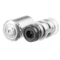 Mini microscop de buzunar, lumina LED si UV, 60X, husa piele ecologica