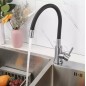 Baterie chiuveta bucatarie, flexibila, inaltime reglabila, rotire 360, aerator apa, 8 x 56 cm Baterie chiuveta bucatarie, flexibila, inaltime reglabila, rotire 360, aerator apa, 8 x 56 cm