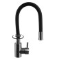 Baterie chiuveta bucatarie, flexibila, inaltime reglabila, rotire 360, aerator apa, 8 x 56 cm Baterie chiuveta bucatarie, flexibila, inaltime reglabila, rotire 360, aerator apa, 8 x 56 cm